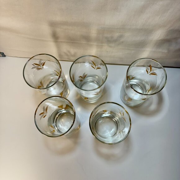 Libby Glasses (wheat pattern) - Picture 2 of 3